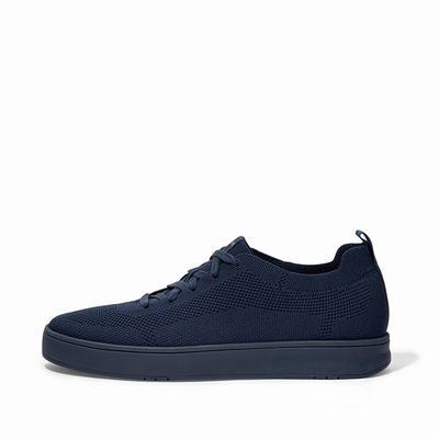 Fitflop Men's RALLY Airyknit Sneakers - Navy, TI5861023